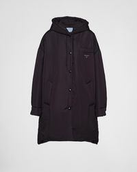 Prada - Imperméable Light Re-Nylon À Logo Triangle - Lyst