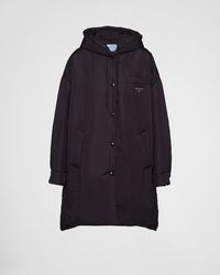 Prada - Oversized Light Re-Nylon Raincoat - Lyst