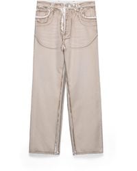 Prada - Bull Denim Five-Pocket Jeans, Caramel - Lyst