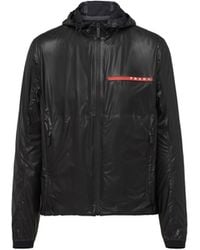 Prada - Light Re-Nylon Hooded Jacket - Lyst