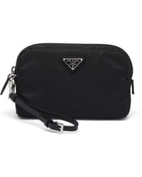 Prada - Pouch Pequeño De Re-Nylon, Mujer - Lyst