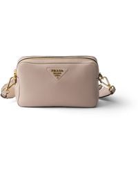 Prada - Small Leather Shoulder Bag - Lyst
