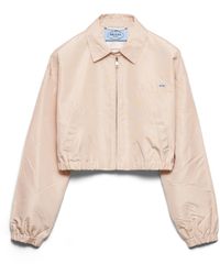 Prada - Cazadora De Faille, Mujer, Talla - Lyst