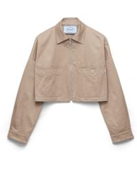 Prada - Chino Blouson Jacket - Lyst