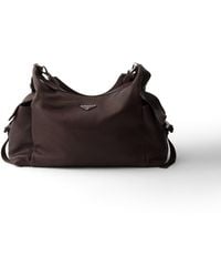 Prada - Explore Leather Shoulder Bag - Lyst