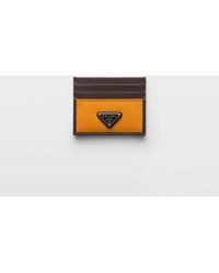 Prada - Porte-Cartes Speedrock En Re-Nylon Et Cuir - Lyst