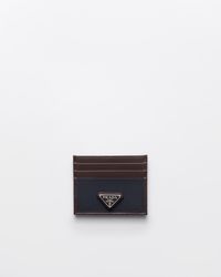 Prada - Porte-Cartes Speedrock En Re-Nylon Et Cuir - Lyst