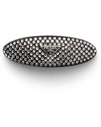 Prada - Satin And Hair Clip - Lyst