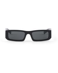 Prada - Sunglasses With Triangle Logo - Lyst