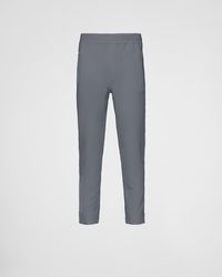 Prada - Hose Aus Recyceltem Double Jersey - Lyst
