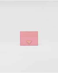 Prada - Saffiano Leather Card Holder - Lyst