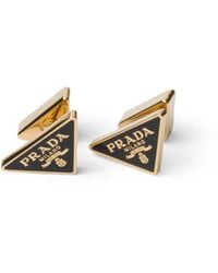 Prada - Enameled Metal Earrings - Lyst