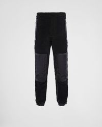 Prada - Technical Fleece Ski Pants - Lyst