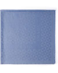 Prada - Chal De Jacquard De Lana, Seda, Cachemir Y Lúrex Mujer - Lyst