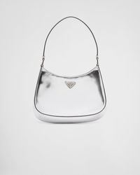 Prada - Cleo Brushed Leather Shoulder Bag - Lyst