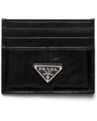 Prada - Kartenetui Aus Leder, Herren - Lyst