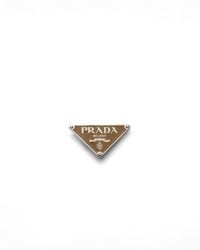 Prada - Enameled-Metal Belt Buckle - Lyst