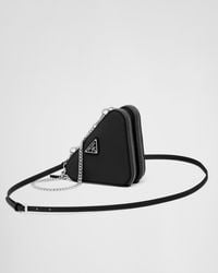 Prada - Mini Triangle Umhängetasche - Lyst