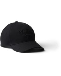 Prada - Casquette De Baseball En Drill, Homme, Taille - Lyst