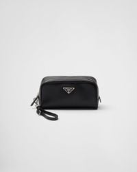 Prada - Pouch Aus Saffiano-Leder - Lyst