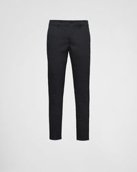 Prada - Stretch Technical Fabric Pants - Lyst