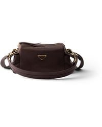 Prada - Explore Small Nappa Leather Bag, Sienna - Lyst