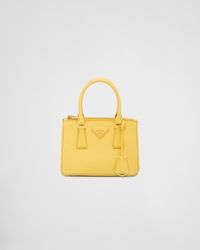 Prada - Galleria Mini Bag Aus Saffiano-Leder - Lyst