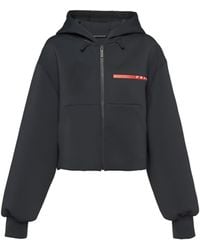 Prada - Recycled Double Jersey Sweatshirt - Lyst