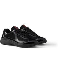 Prada - America's Cup Leather Sneakers - Lyst