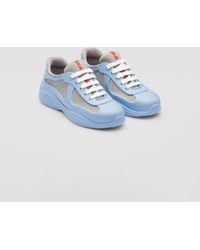 Prada - America'S Cup Soft Rubber And Bike Fabric Sneakers - Lyst