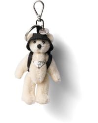 Prada - Teddy Keychain Charm - Lyst