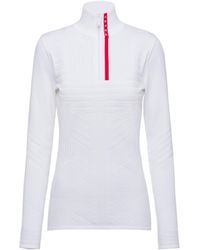 Prada - Tech Rec Re-Nylon Piqué Sports Top - Lyst