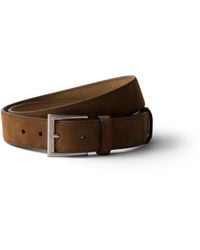 Prada - Cinturón De Piel Nobuk, Hombre, Talla - Lyst