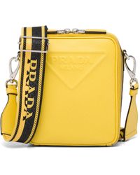 Herren Taschen Shopper A_COLD_WALL* Kuriertasche Aus Nylon Mit Logo in Gelb für Herren 