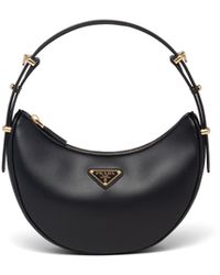 Prada - Borsa a spalla arquÉ in pelle - Lyst
