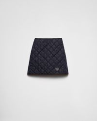 Prada - Lightweight Re-Nylon Miniskirt - Lyst