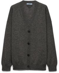 Prada - Cashmere Cardigan - Lyst