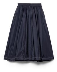 Prada - Light Re-Nylon Full Skirt - Lyst