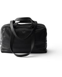 Prada - Nappa Leather Work Bag - Lyst