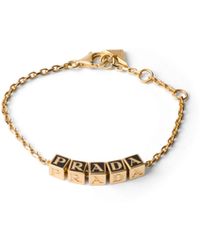Prada - Metal Bracelet - Lyst