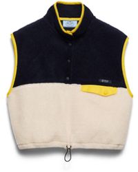 Prada - Pile Turtleneck Blouson Vest - Lyst