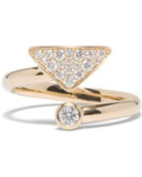 Prada - Eternal Contrarié Ring - Lyst
