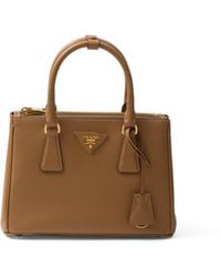 Prada - Bolso Pequeño Galleria De Piel Saffiano - Lyst
