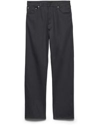 Prada - Regular Raw Denim Jeans - Lyst