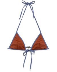Prada - Jersey Bikini Top - Lyst