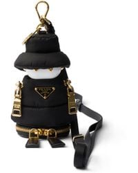 Prada - Soft Robot Re-Nylon Keychain Charm - Lyst