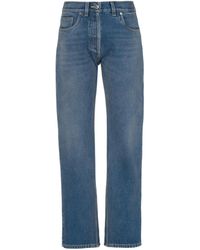 Prada - Five Pocket Jeans In Organic Denim - Lyst