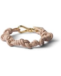Prada - Nappa Leather Bracelet - Lyst