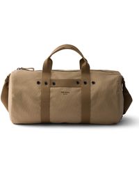 Prada - Weekender Aus Canvas - Lyst