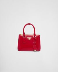 Prada - Galleria Patent Leather Mini Bag - Lyst